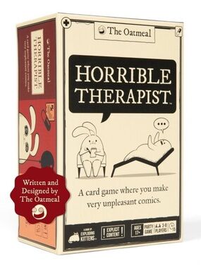 NEW Exploding Kittens Horrible Therapist Card Game